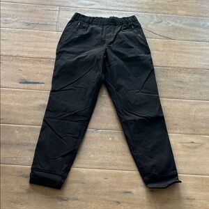 Eddie Bauer Women's Black fleece lined Joggers